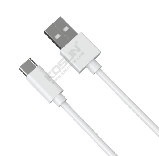 PVC Type C 2.0 data and charging cable 